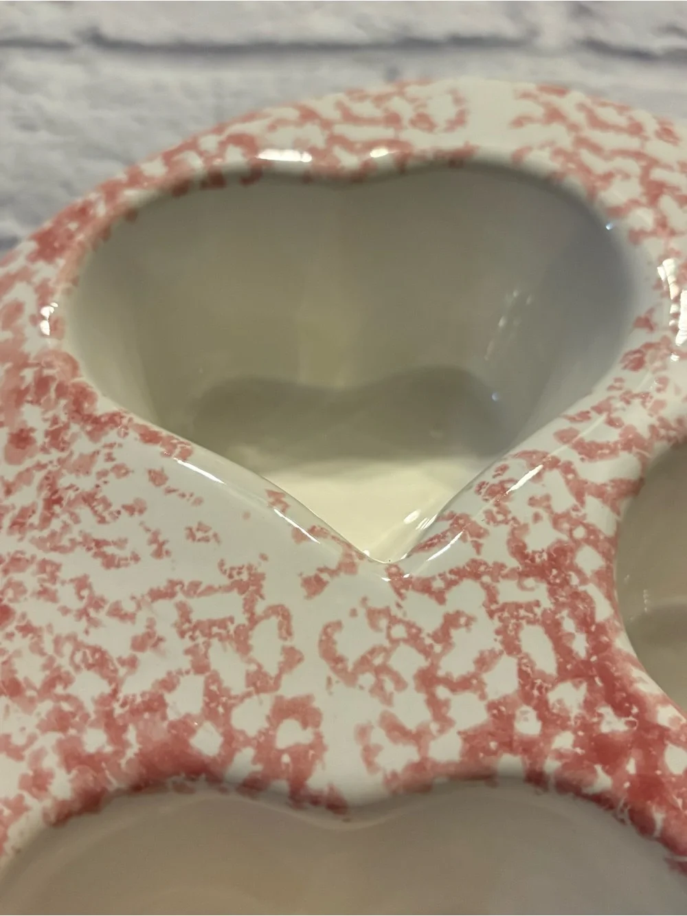 Vintage Chaparral Pottery “Country Heart Muffin” stoneware baking dish